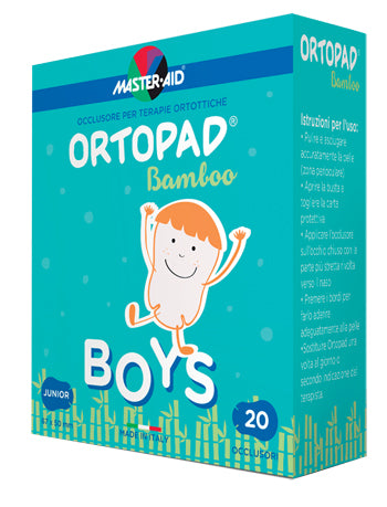 Parche ocular para ortóptica ortopad boys 5x6,7 cm 20 piezas