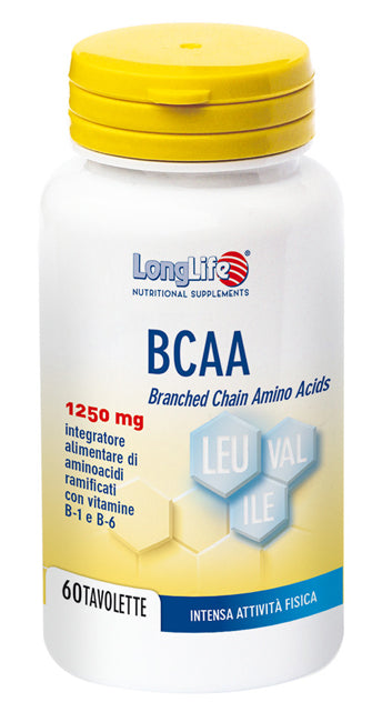 Longlife bcaa 1250 mg 60 tavolette