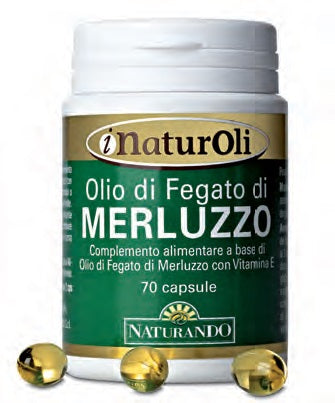 I naturoli olio di fegato di merluzzo 70 capsule molli