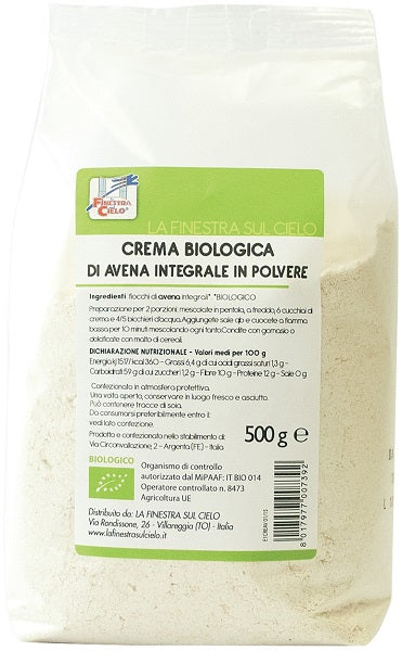 Crema di avena integrale bio 500 g