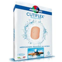 Medicazione autoadesiva trasparente impermeabile master-aid cutiflexmed 7x5 cm 5 pezzi