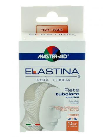 Rete tubolare elastica ipoallergenica master-aid elastina testa/coscia 1,5 mt in tensione calibro 6 cm