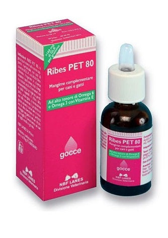 Ribes pet 80 gocce olio 25 ml con contagocce