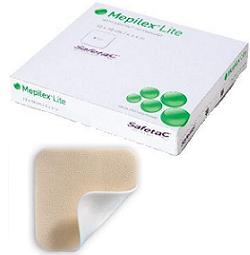 Mepilex lite medicazione in schiuma di poliuretano 10x10 cm 5 pezzi