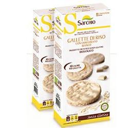 Gallette riso cioccolato bianco 100 g