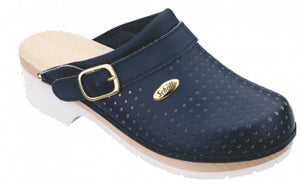 SCHOLL - Clog Supercomfort professional footwear wood navy blue 41