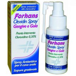 Collutorio spray con clorexidina forhans clexidin 50ml