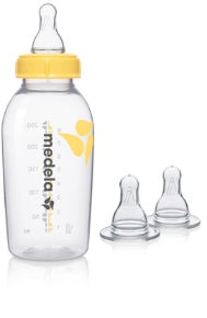 Bottle with medium flow teat 250 ml