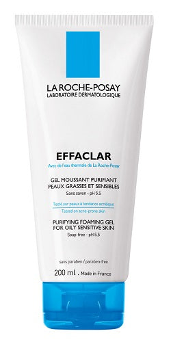 LA ROCHE POSAY - Effaclar - Gel mousse purificante 200 ml