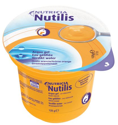 Nutilis aqua gel arancia 125 g 12 pezzi