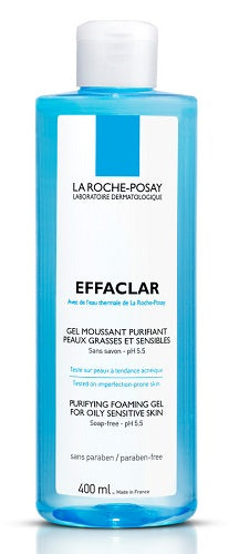 LA ROCHE POSAY - Effaclar - Gel mousse purificante 400 ml