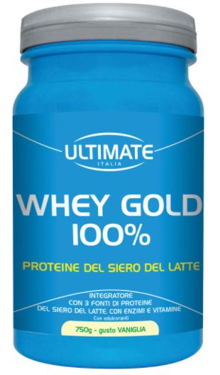 Ultimate whey gold 100 % vaniglia 750 g