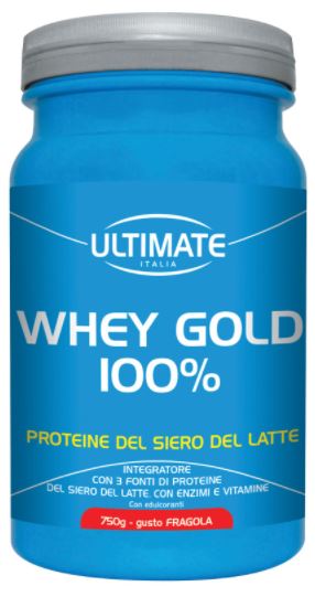Ultimate whey gold 100 % fragola 750 g