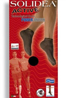 Active power unisex black mini-sock 2-m