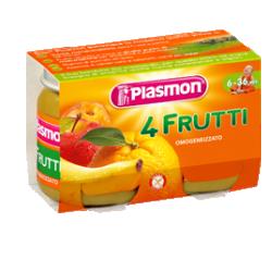 Plasmon homogeneizado 4 frutos 6 x 104 g