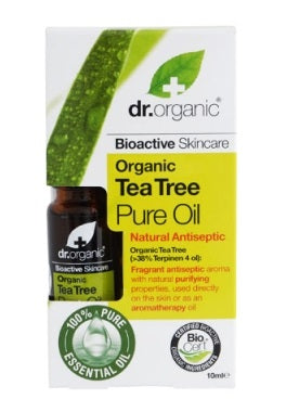 Dr organic tea tree essential oil olio essenziale 10 ml