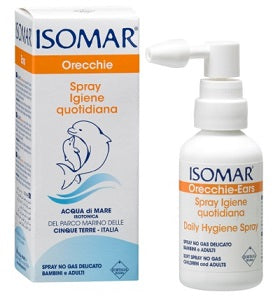 Isomar orecchie acqua di mare spray no gas per irrigazione dell'orecchio 50ml