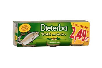 Dieta homogeneizada para trucha 3 piezas 80 g