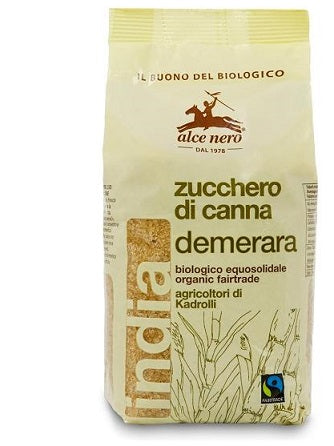 Zucchero di canna demerara bio india fairtrade 500 g