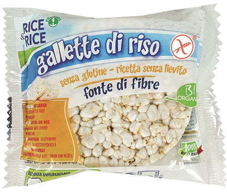 Rice&rice gallette di riso con sale duopack 13 g senza lievito