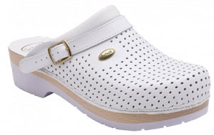 SCHOLL - Clog Supercomfort professional footwear wood white 40