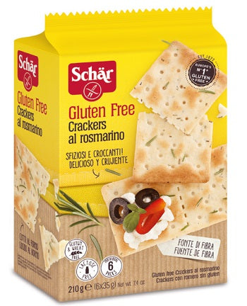 Schar crackers al rosmarino 6 confezioni da 35 g