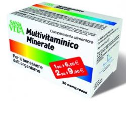 Sanavita multivitaminico minerale 30 compresse