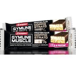 Enervit gymline muscle protein bar 27% doppio strato milk-ciock 1 pezzo