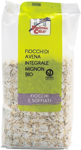 Fiocchi di avena integrale mignon bio 500 g