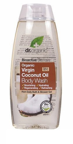 Dr organic coconut oil cocco body wash detergente corpo 250 ml