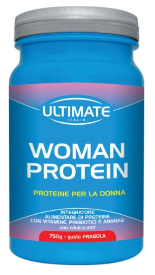 Ultimate woman protein fragola 750 g