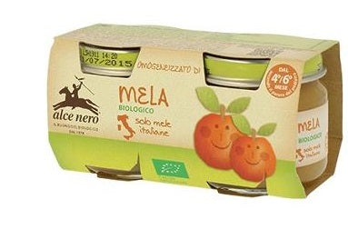 Omogeneizzato di mela baby food bio 2 x 80 g