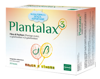 Plantalax 3 pesca e limone 20 bustine