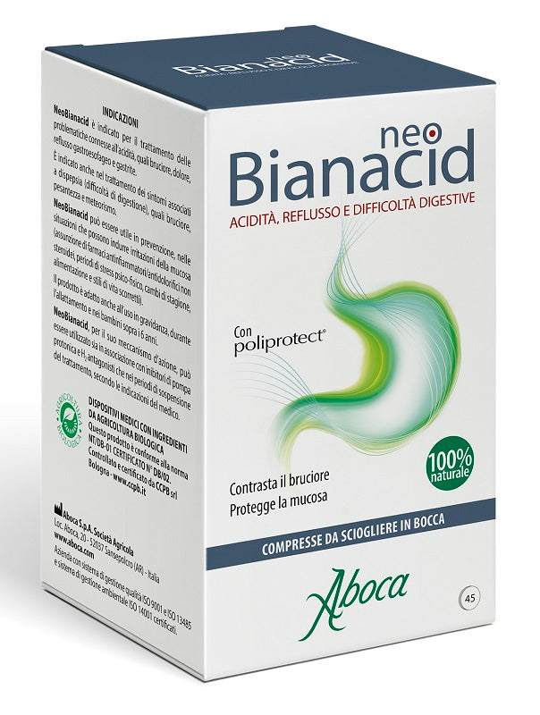 Aboca Neobianacid 45 compresse masticabili