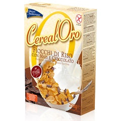 Piaceri mediterranei cerealoro fiocchi riso mais e cioccolato 250 g