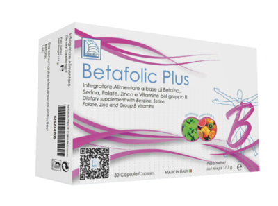 Betafolic plus 30 capsule astuccio 18,6 g