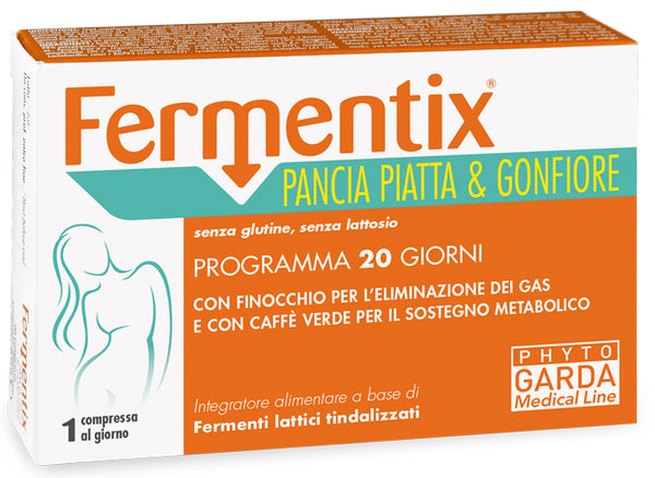 Fermentix pancia piatta e gonfiore 20 compresse