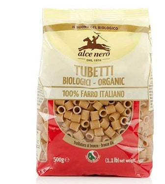 Tubetti 100% sfarinato di farro bio 500 g