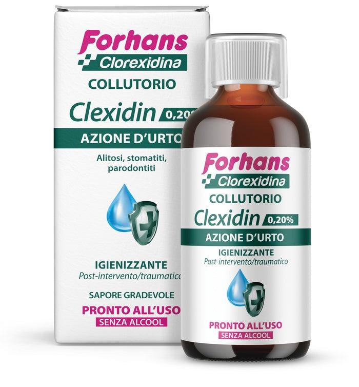 Forhans clexidin 0.20 without alcohol 200 ml