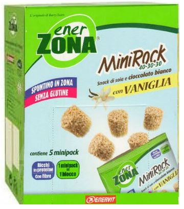 Enerzona minirock 40-30-30 astuccio 5 minipack vaniglia