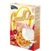 Piaceri mediterranei cerealoro fiocchi di riso con mais e frutti rossi 250 g