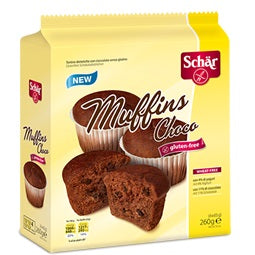 Schar muffins choco tortine con cioccolato fondente 4 porzioi da 65 g