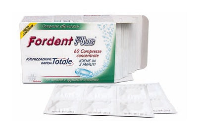 Fordent plus 60 compresse concentrate per dentiere e apparecchi ortodontici