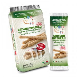 Il pane di anna grissini integrali senza latte 200g