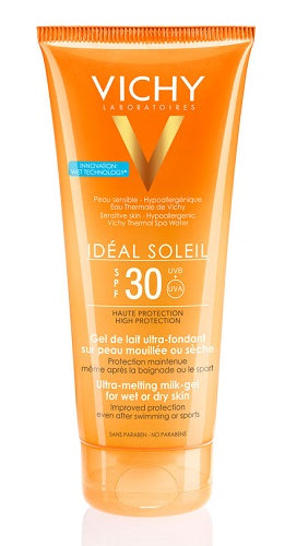 Ideal soleil gel wet corpo spf30 200 ml