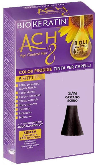 Biokeratin ach8 color prodige 3/n castano scuro