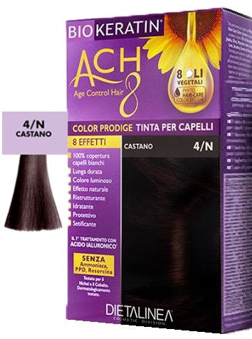 Biokeratin ach8 color prodige 4/n castano