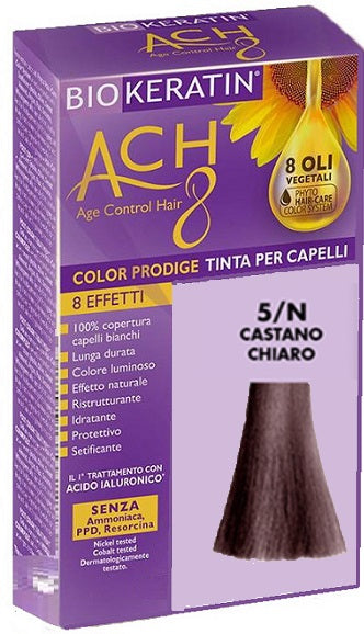 Biokeratin ach8 color prodige 5/n castano chiaro