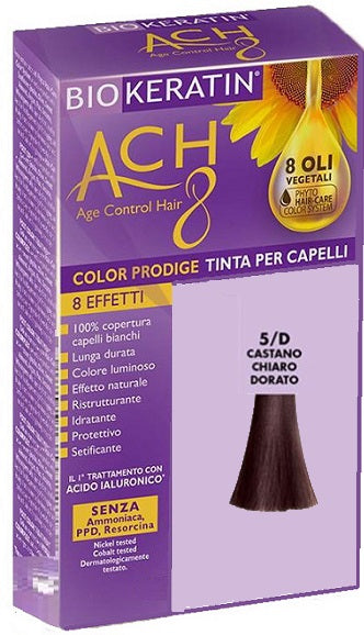 Biokeratin ach8 color prodige 5/d castano chiaro dorato