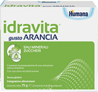 Humana Idravita gusto arancia 12 bustine da 6,25 g